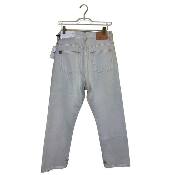 Urban Outfitters BGD Cowboy Jeans in Cream Size 28 - Picture 5 of 10